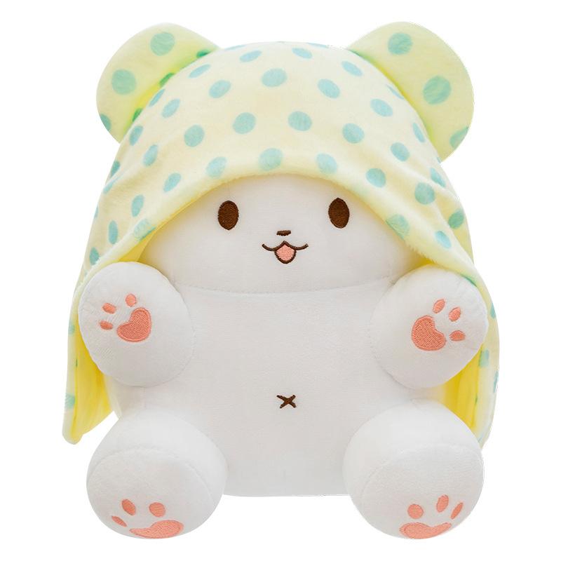 Cartoon Blanket Bear Plush Doll Pendant Japanese Cute Doll Super Soft Children's Companion Toy Doll Doll