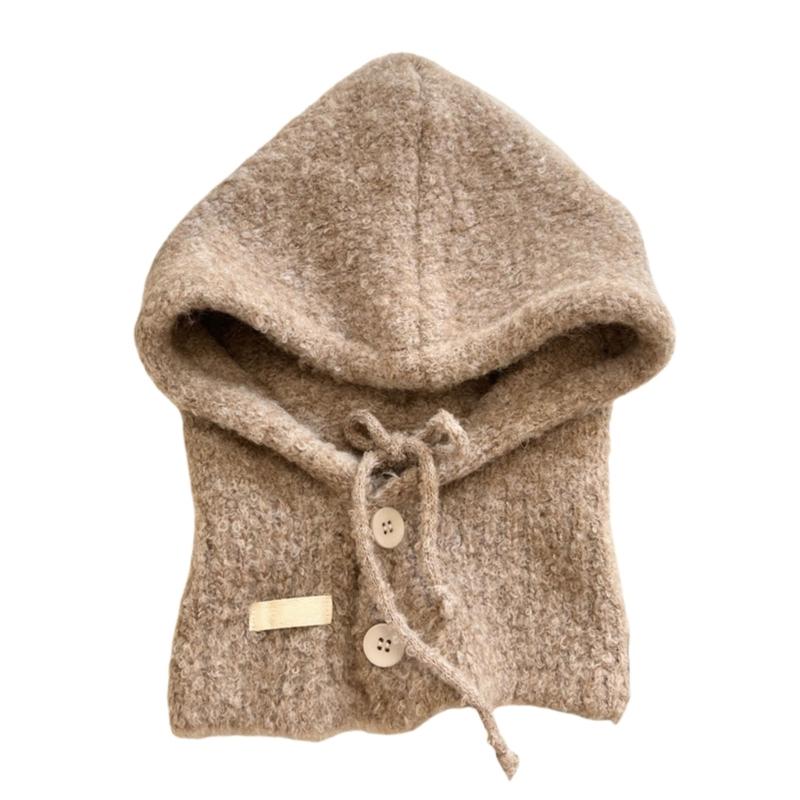 Handcrochet Neck Gaiter Hat for Women Winter Soft Warm Balaclava Hat Shopping Scarf Caps Outdoor Windproof Neckcover Hat