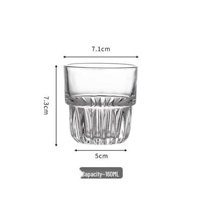 Heat-Resistant Stackable Glass Tumbler Set