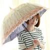 Uv Blocking Umbrella Folding Sun Umbrellas Strong Windproof Ultralight Lace Parasol Luxury Portable Piece Rains Accessories