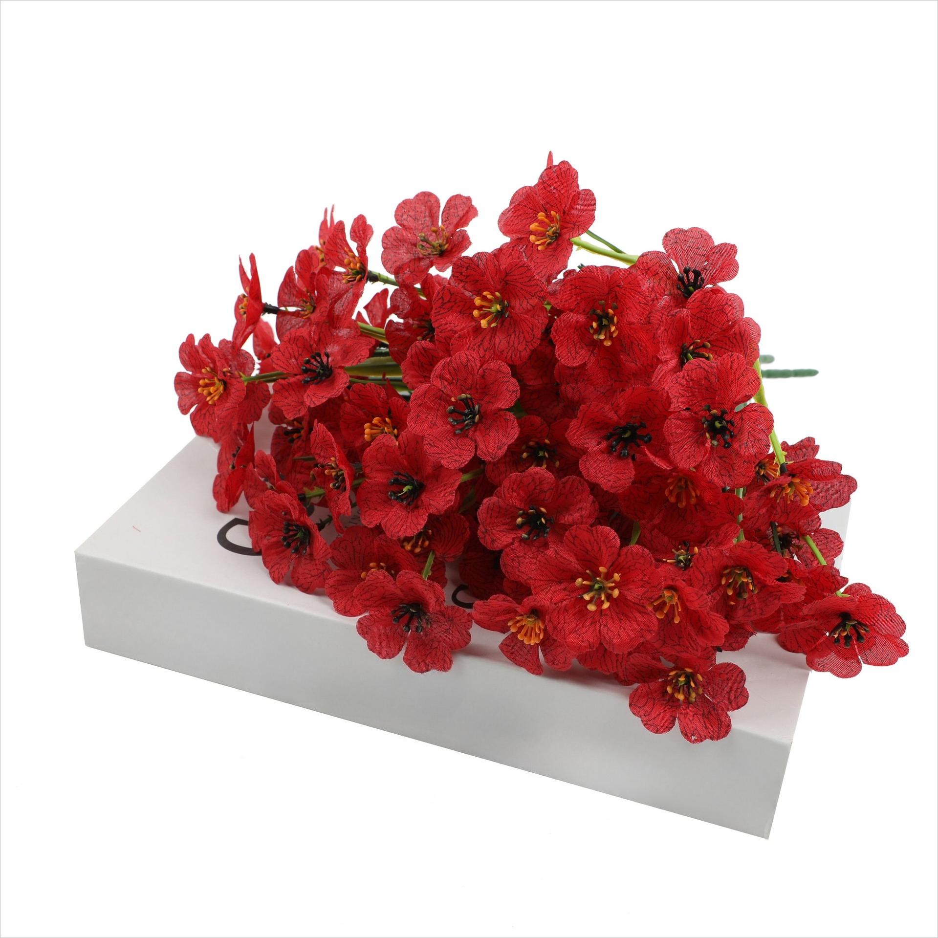 

6pcs Artificial Simulated Violet Flowers High - Grade Antioxidant Faux Plant Stems with Realistic Touch for Home & Office Decor