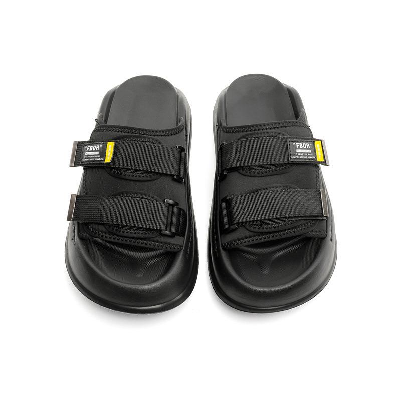 3811 men's slippers outdoor beach leisure one-word drag new summer sports sandals beach shoes outer wear