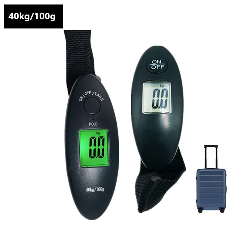 40kg/50kg 10g/100g Mini Digital Electronic hook scale Weighting Travel Luggage Scale Fish Hanging Hook Backlight 43% off