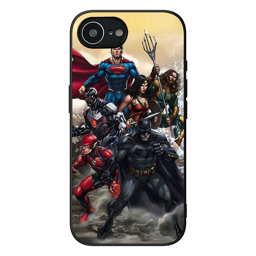 Justice League DC Comics Super Hero Phone Cover for Xiaomi Redmi Note 13 14 ProPlus A4 A3 Pro Plus 13C Pro+ Note13 Note14 Case