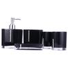 Black Bathroom Accessories Set Acrylic Bath Vanity Set Luxury Bathroom Decor Set  Guest Bath