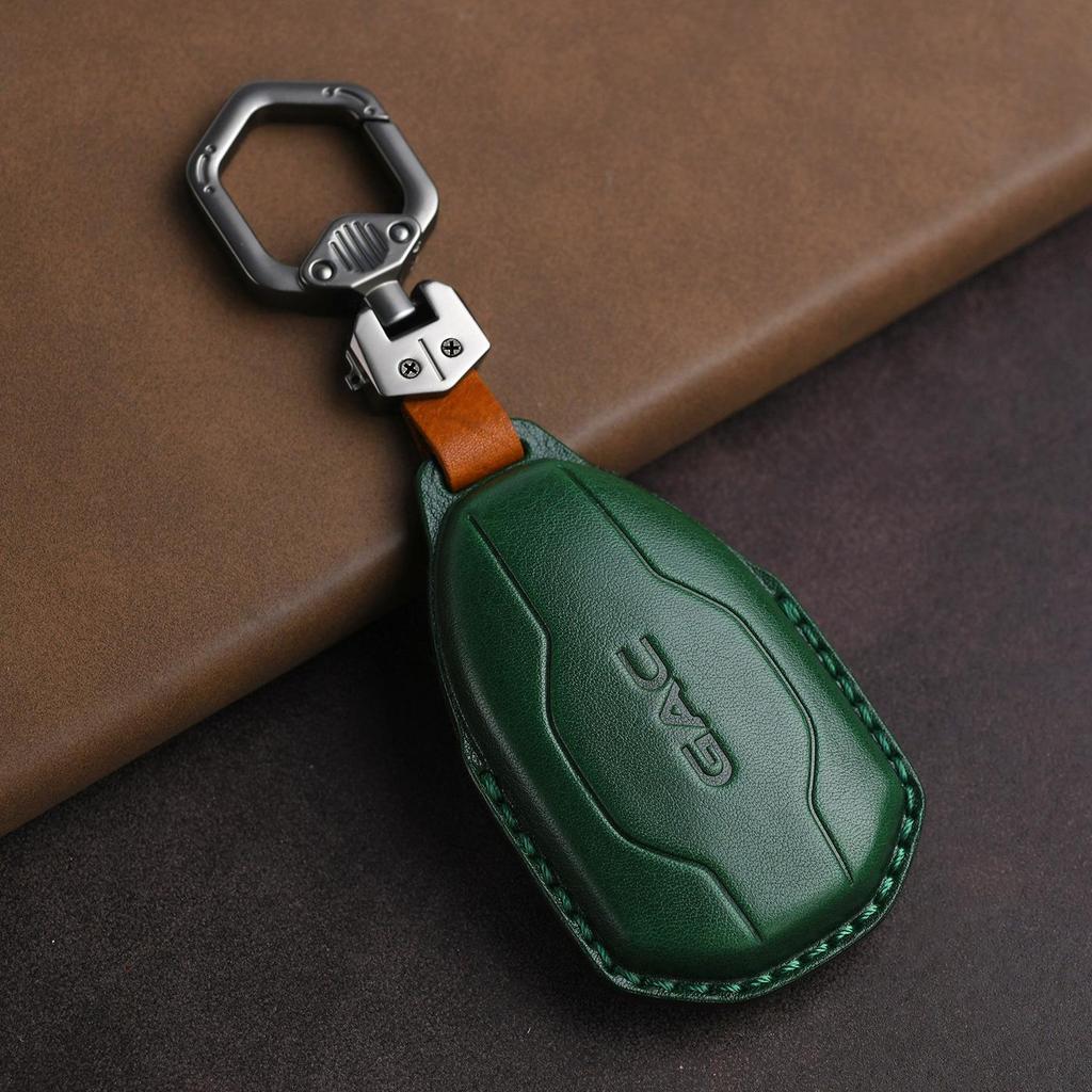 Genuine Leather Key Cover for GAC Trumpchi GS4/GS8/GS5/M6/GS7/M8 Models.