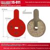 Universal Semi-Metal Mountain Bike Disc Brake Pads for BB5, BB7, M355