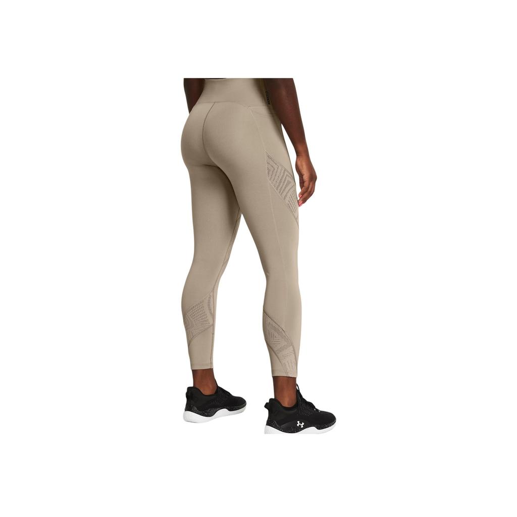 Under Armour Rush Vanish Elite Vent Solid Training Tights Women Tights Brown 1383553-203