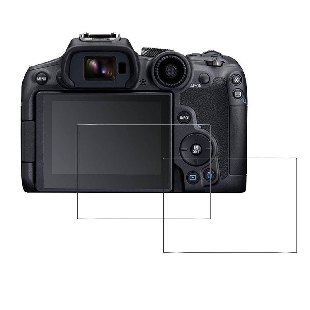 of 2 Made in Japan Asahi Compatible with Canon EOS Screen Tempered 9H High Transmittance [Set Glass] R7/R6 Protector, Glass, Hardness,
