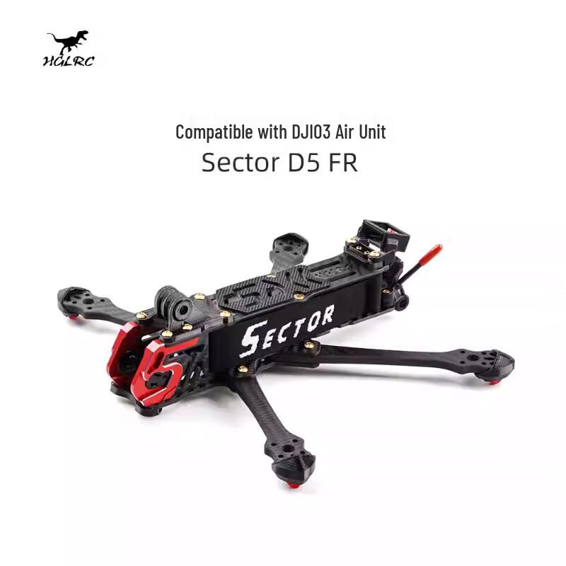 

Рама для FPV гоночного дрона HGLRC Sector D5 FR 5 дюймів (версія CN)