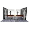 Building Blocks MOC Military Training Camp Outpost Shooting Range DIY Assembly Assembling Small Particle Building Blocks Scene