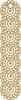 A7 Pendant openwork decoration gray 18x90