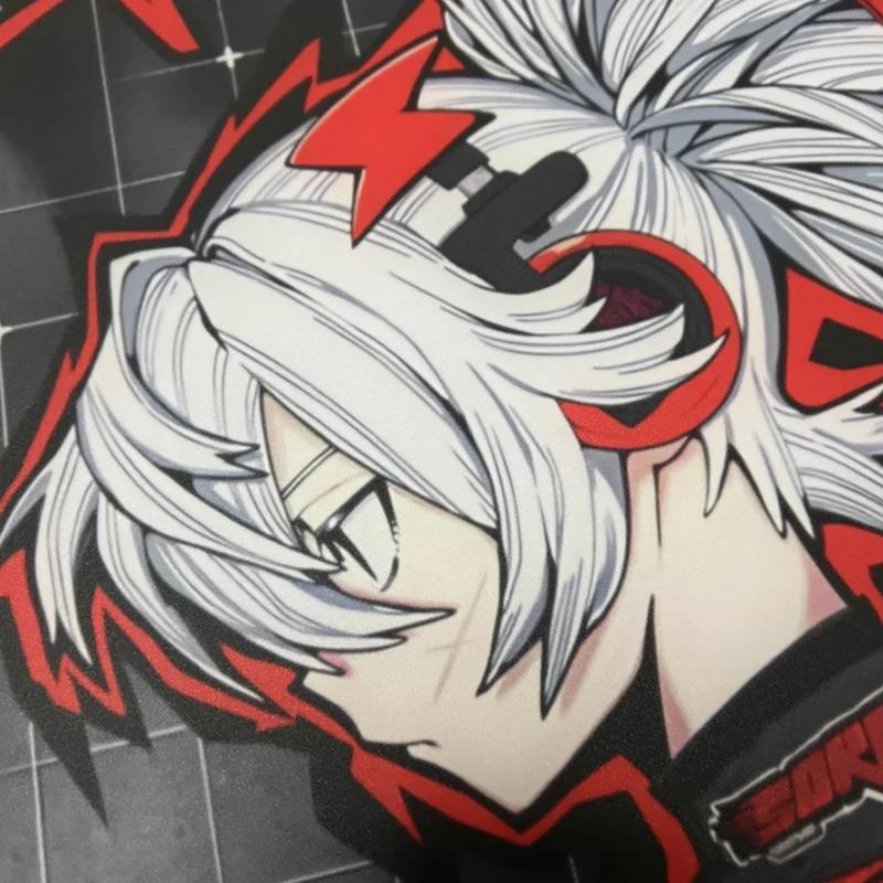 W-WALLHACK SP004 Tappetino per Mouse in Vetro Drift SORA YUME Superficie Opaca Tappetino da Scrivania Temperato FPS Personalizzato Ufficio Mousepad da Gioco 45X40CM