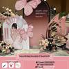 18th Birthday Butterfly Backdrop Decoration for Coming-of-Age Ceremony