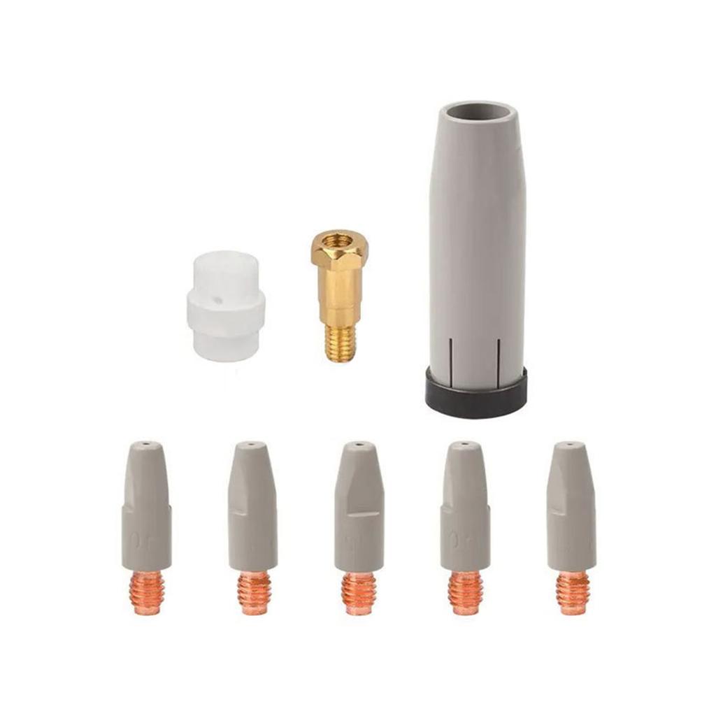 8pcs Conductive Nozzle Rods Conductive Nozzle Extension for 36KD Welding Guns Precision Designs for Enhances Efficiency