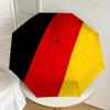 1PC Black Red Yellow Flag Automatic Open/Close Umbrella Compact Folding Umbrella with 8-Rib Shaft Lightweight Esign, Highquality Fabric1209A