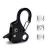 Sebnux Staines Steel Adjustable Boat Fender Clips Quick Release Hooks for Boat Bumpers Perfect for Small Boats and Pontoons (4)