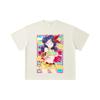 260 GSM Double Yarn 32 Count 100% Cotton Dragon Ball V44 Lunch Waifu Print Unisex Heavy Cotton T Shirt
