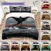 1PC The Lord of the Rings Bedding Quilt Set Quilt Cover Pillowcase Home Decoration Birthday Gift (1 * Duvet Cover + 2 * Pillowcase, Without core)A3