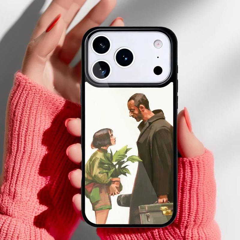 Killer Leon Famous Movie Phone Case for iPhone 17 16 15 14 13 Pro Max Back Cover for 12 11 Pro Coque