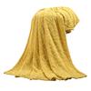 AC Blanket Ultra-Soft Single-layer Plush Comfort Pure Color Jacquard Woven Rhombus Pattern