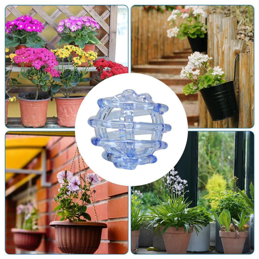 Glass Flower Frog Clear Glass Ball Single Stem Spiral Bouquet Display Vase Frog for Home Office Wedding Desk Bouquet Plants