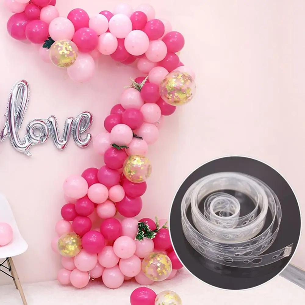 5μ Πλαστική Αλυσίδα Σύνδεσης Μπαλονιών DIY Λωρίδα Βάση Στήριξης Αψίδας Γάμου Βάση Στήριξης Πάρτι Γενεθλίων