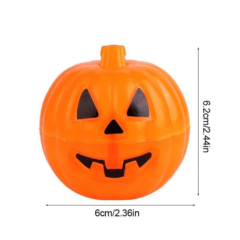 20/40Pcs Mini Halloween Pumpkin Box Plastic Candy Container Kids Trick or Treat Gift Favors Halloween Party Decoration Supplies