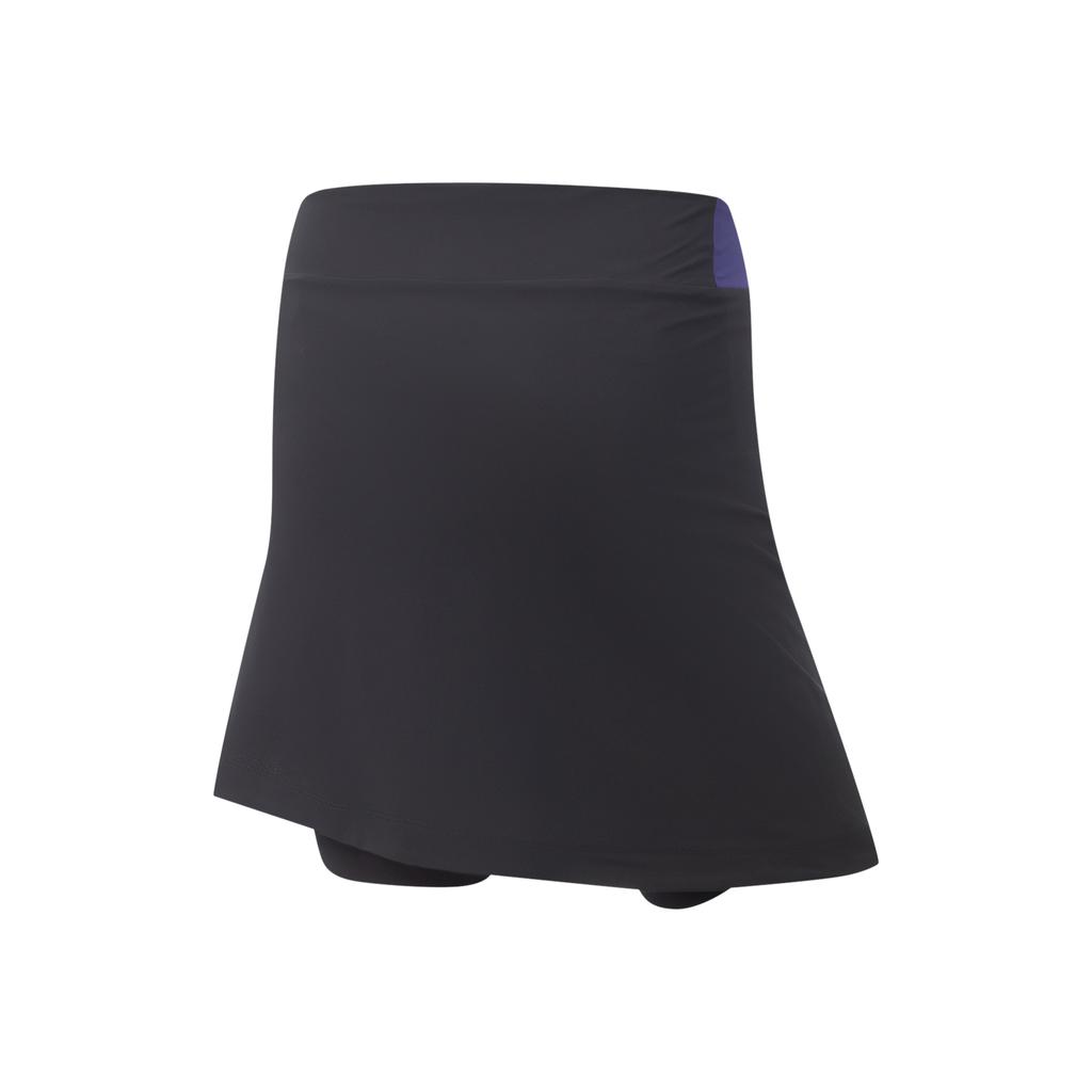 Li-Ning Fitness Series Versatile Fashion Letter Elastic Band Fake Two-Piece Anti-Exposure Casual Skirt Women skirts Black AKSV808-1