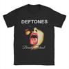 Men Vintage Rock and Rolls Deftones  T Shirts  Cotton Clothing Awesome Short Sleeve Crewneck Tee Shirt Big Size T-Shirts