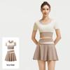 WEZHO Faux Two-Piece Skirt Sports Set
