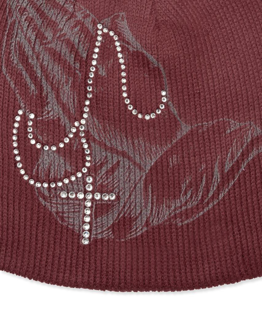 MIDNIGHT MOVE Pray Beanie [Burgundy]