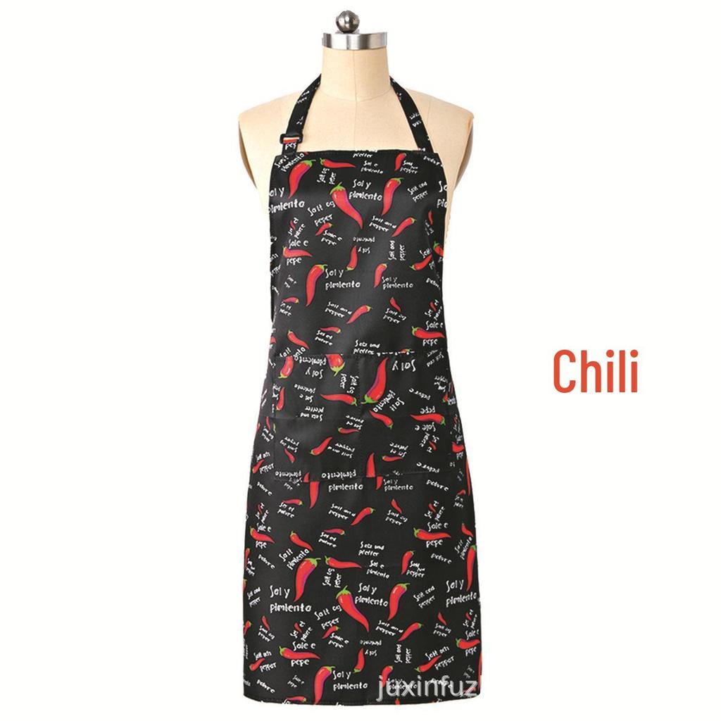 Long Anti-Fouling Chef Apron for Kitchen and Cafe Use