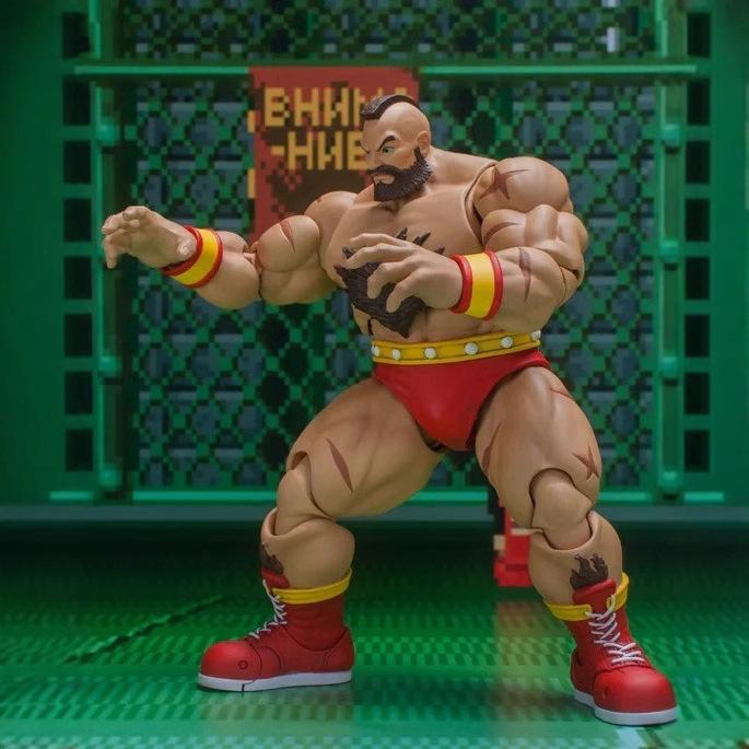 Street Fighter Zangief Articulated Action Figure Collectible Model Toys 22cm