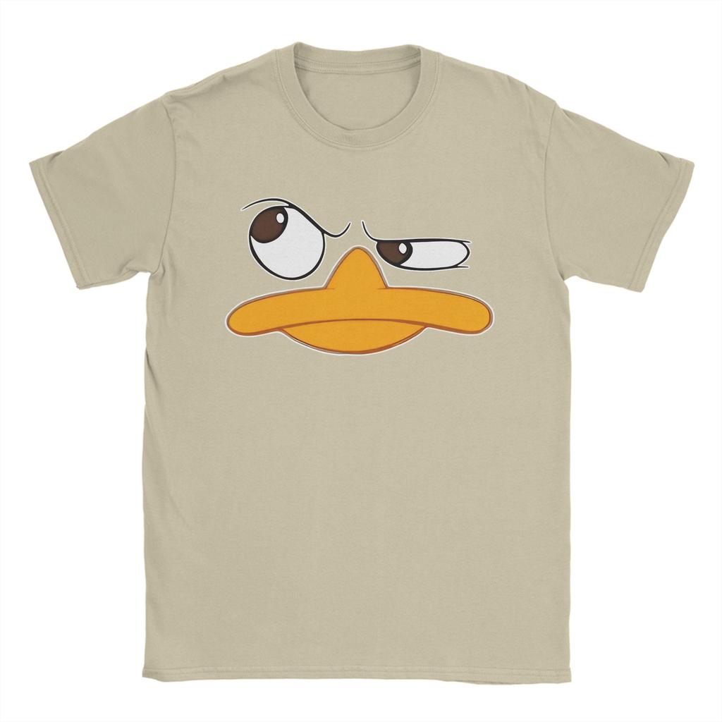 Harajuku T Shirt Summer Perry The Platypus Funny Duck Cartoon Novelty TShirts Cotton Tee Shirt Unisex Y2K Short Sleeve Clothing