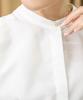 Yours Band Collar Puff Sleeve Blouse BBXU1317 L [SP] 666X Women's Off-White