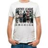 T-shirt Justice League Comics America Silhouette White