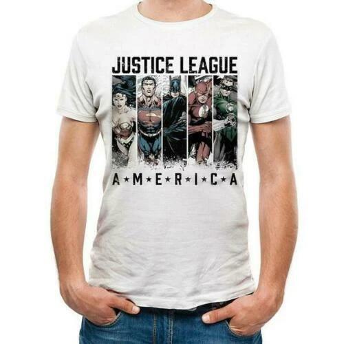 

T-shirt Justice League Comics America Silhouette White S