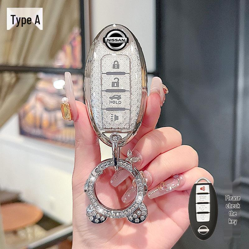 Nissan Key Covers: Compatible with X-Trail, Teana, Tiida, Terra, Murano, Sylphy, Qashqai, and Other Passenger Car Models.