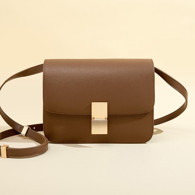 2025 Women's Genuine Leather Tofu Crossbody Bag - Fashionable Summer Shoulder Bag