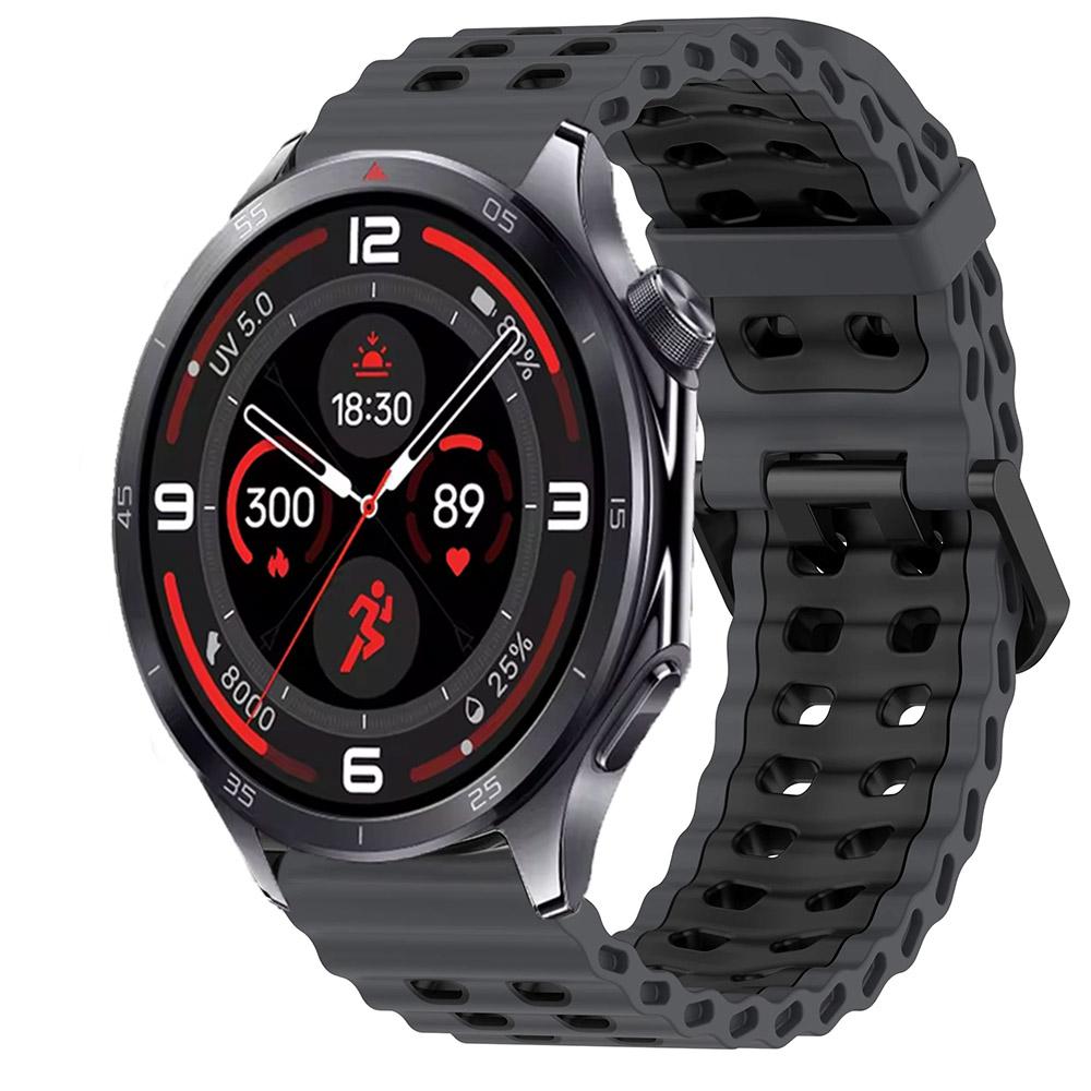 22mm Ocean Silicone Strap for OnePlus Watch 3 46mm/2/2R/Lite Sport Breathable Wristband forWatch 4 Pro/X X2/X3 Accessories