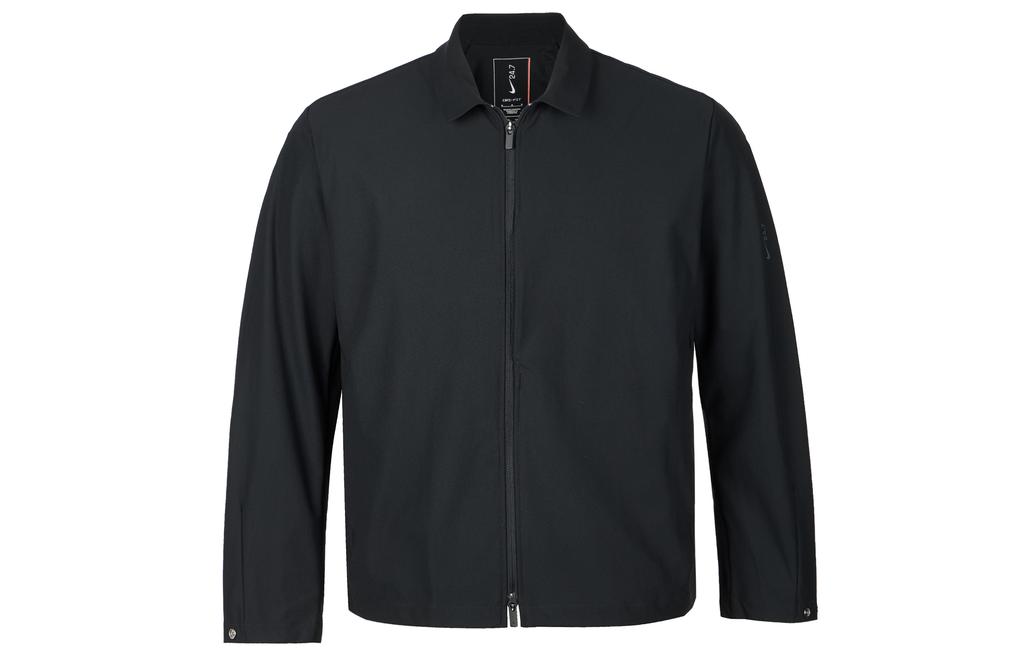 Nike Dri Fit Jackets Men's Black Stand Collar Moderate Other IF2868-010