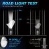2.5 Inch Bi Led Projector Lens Led Light H4 H7 9005 9006 Car Headlight Bulb High Low Beam 6000K 100W 40000LM Turbo Tuning,2pcs.