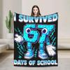 I Was  Now Im Th Birthday Funny  Italian Brainrot Plush Blanket Kids Throw Blanket for Sofa Bed Soft Quality Bedspread Gift