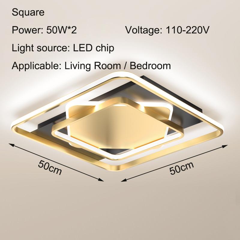 New LED Indoor Ceiling Lamp Home Bedroom Living Room Ceiling Lamp Modern Simple Villa Room Lighting Decoration Light