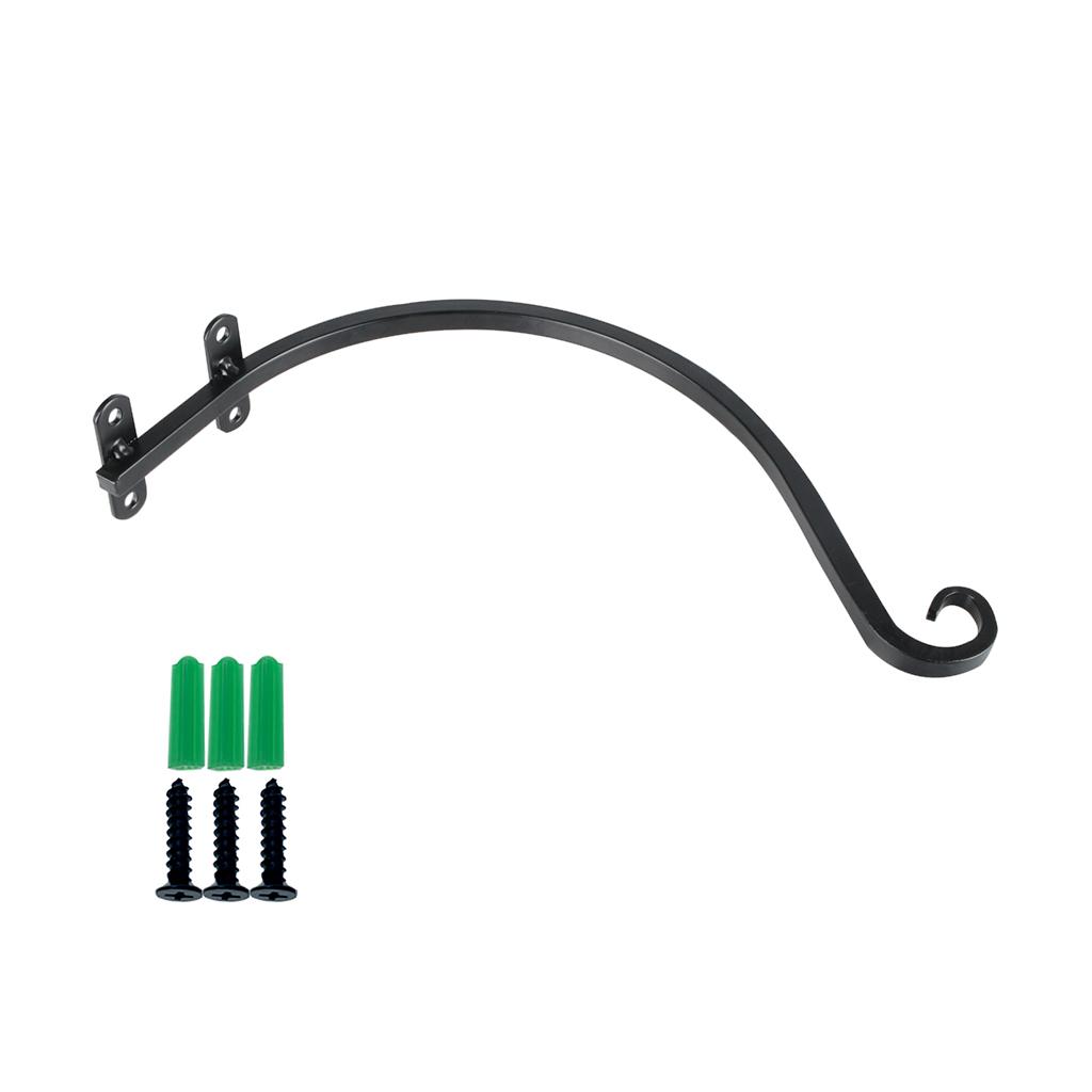 Soporte de gancho para aplique de pared exterior, grueso y sólido, colgador decorativo para campanillas de viento