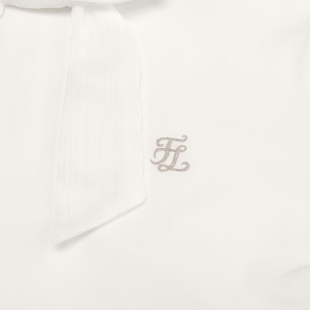 FAIRLIAR GOLF Sheer Ribbon T-Shirt (Ivory)
