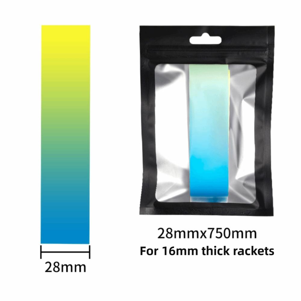 Gradient Color Paddle Head Edge Tape Shock Absorption Frame Protective Tape  Tournament Use