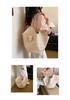 2026 Autumn Korean Woven Texture Bucket Bag - Trendy Large Capacity Shoulder Bag for Women and Kids
