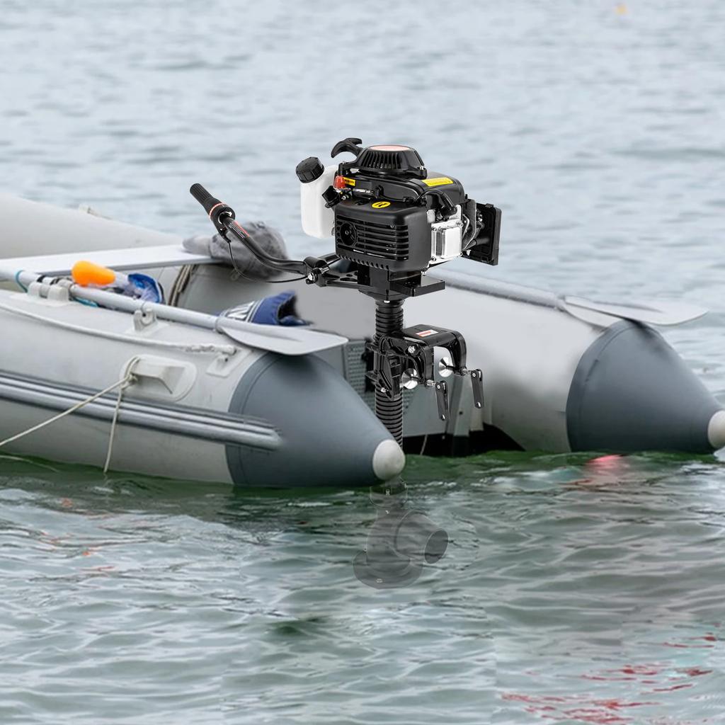 55CCM 4-stroke Gasoline Engine,for Inflatable Boats and Fishing Boats,outboard Motor with Cooling System and CDI Ignition System